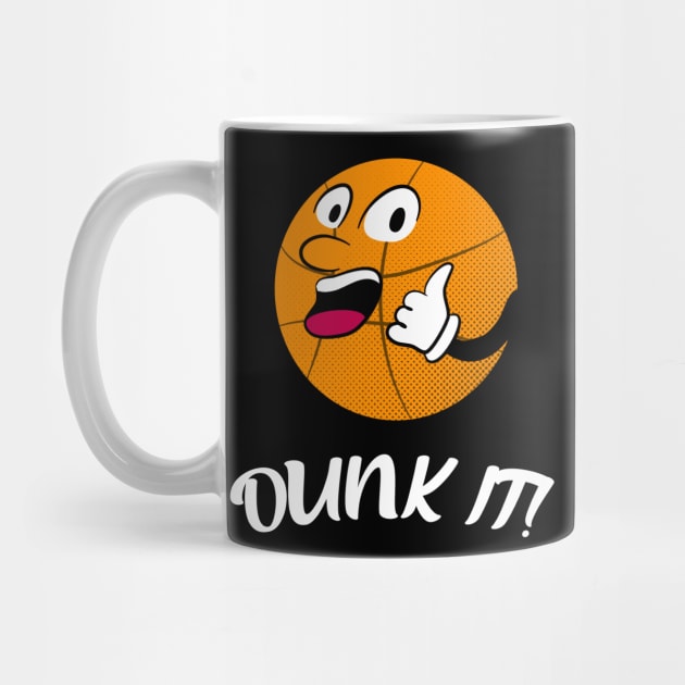 Funny Basketball Dunk It Cartoon Basketballer by Foxxy Merch